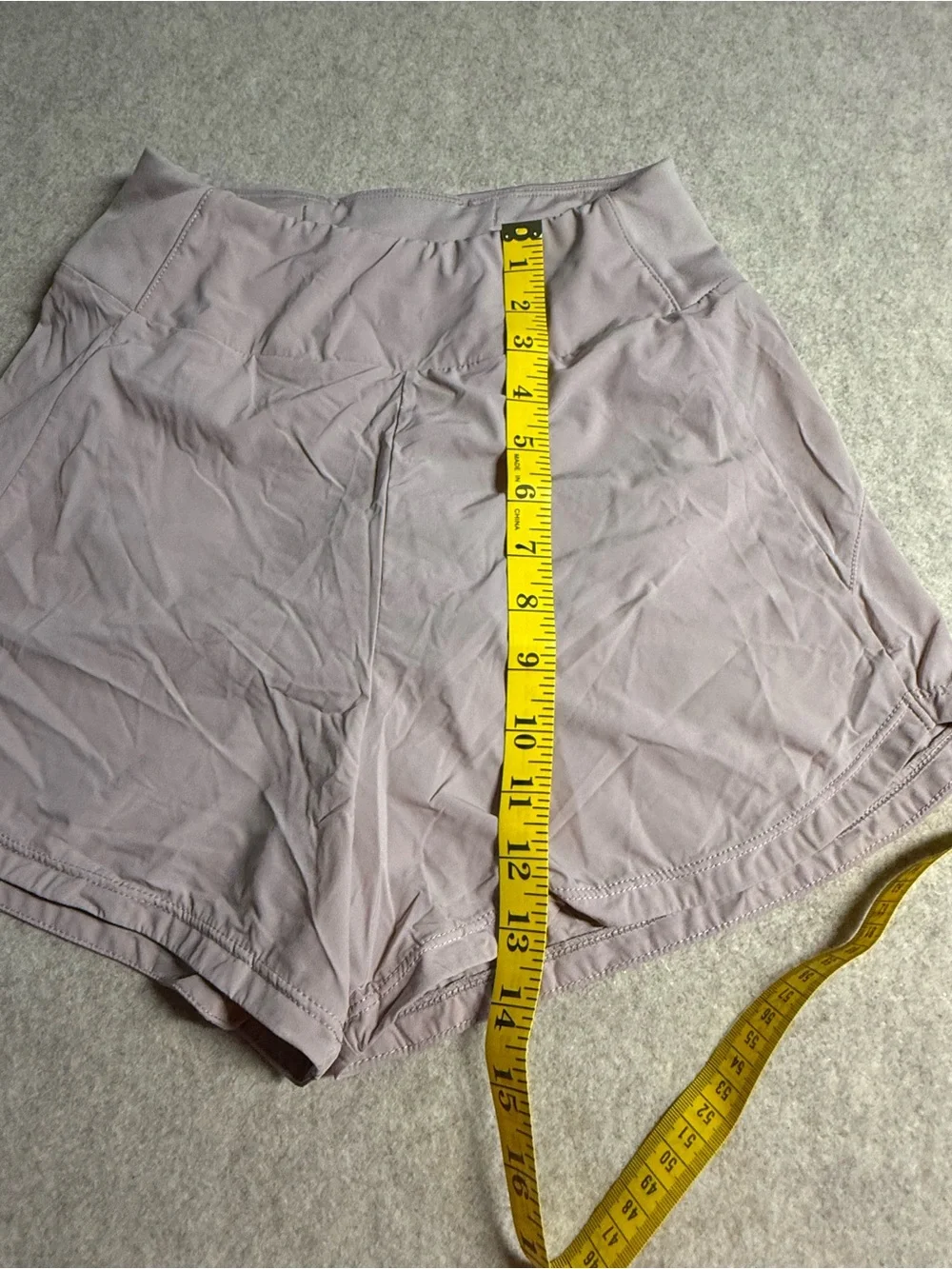 Nike Women's High-Waist Athletic‎ Shorts — Light Beige